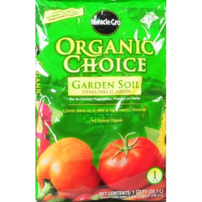 Miracle Gro Organic Choice Garden Soil 1cf   1631917